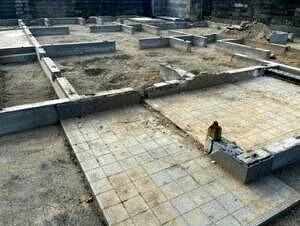 基礎コンクリートの解体