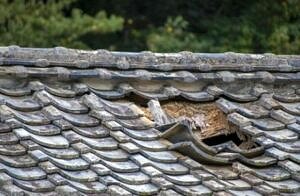 屋根を撤去する様子を伝える画像