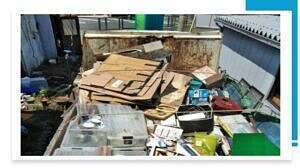 残置物を撤去している様子がわかるサムネイル