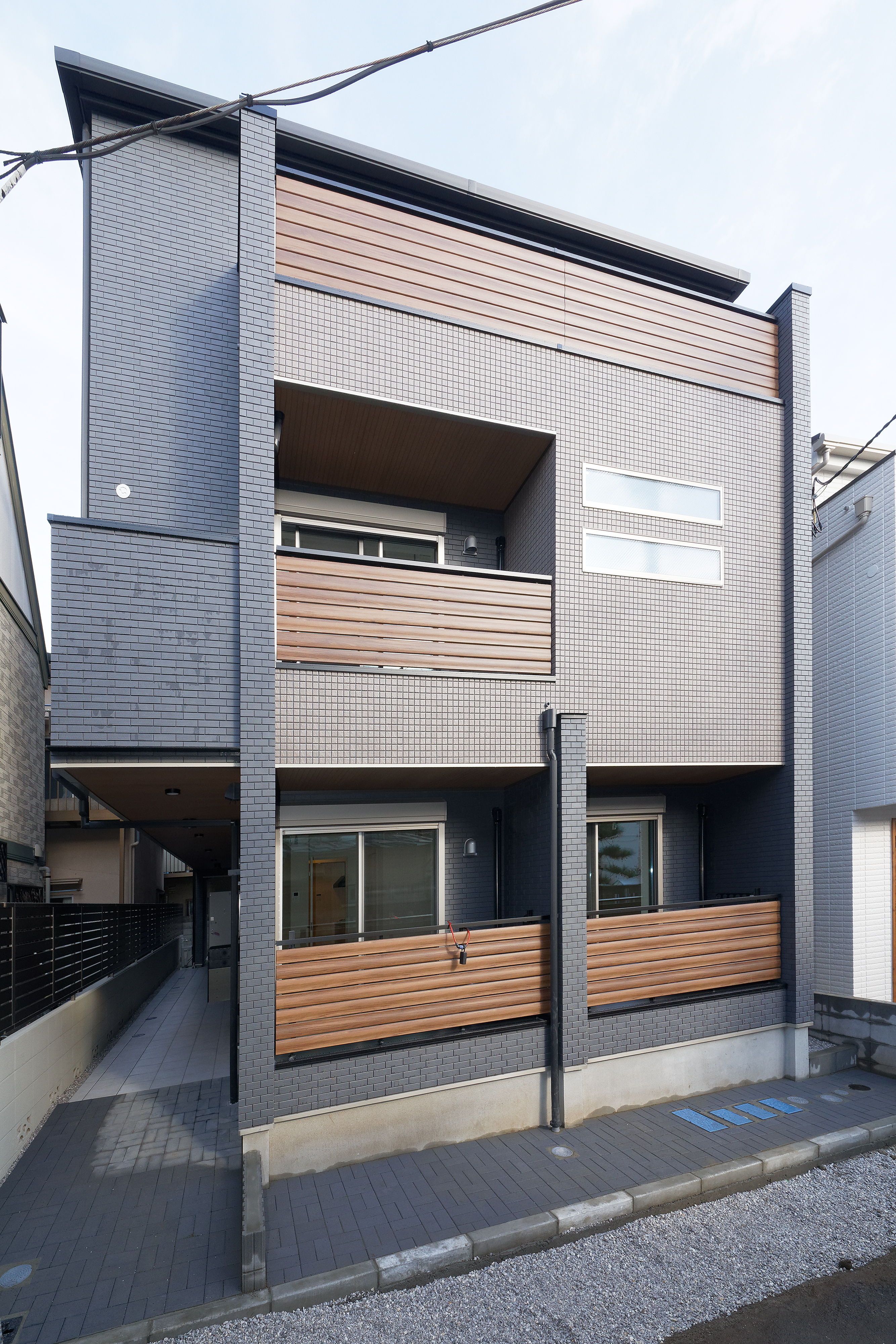 木造2階建ての賃貸併用住宅の建築事例1