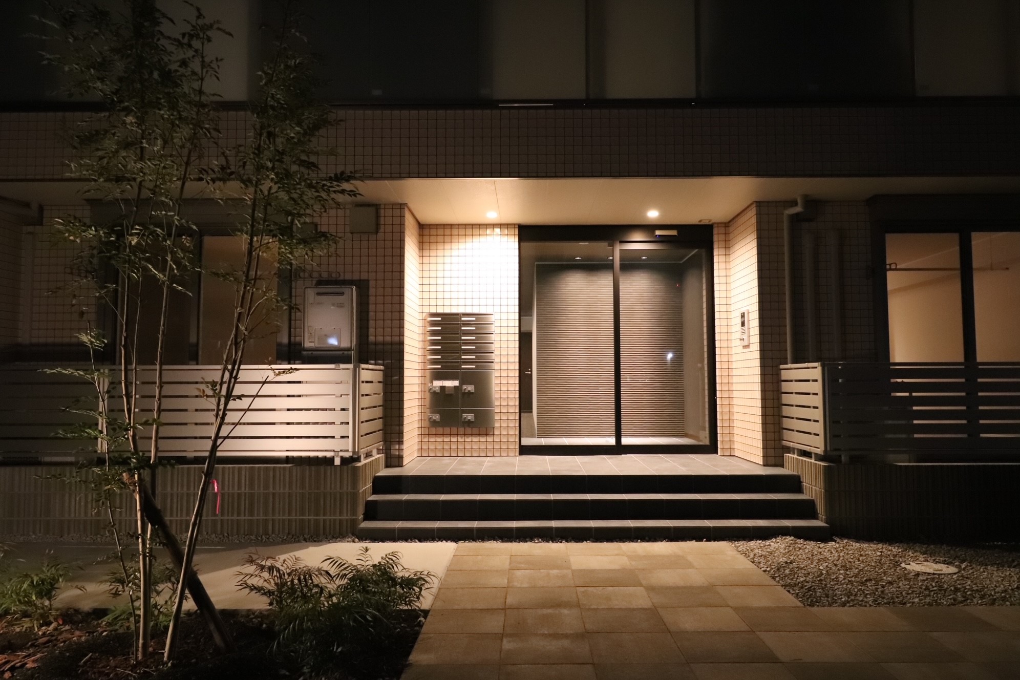 鉄骨造2階建てアパートの建築事例1