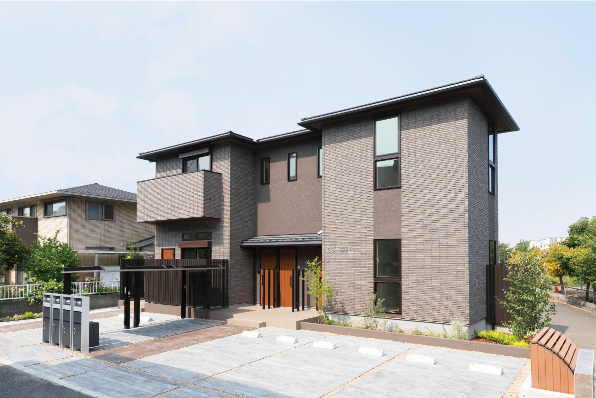 木造2階建て賃貸住宅の建築事例1