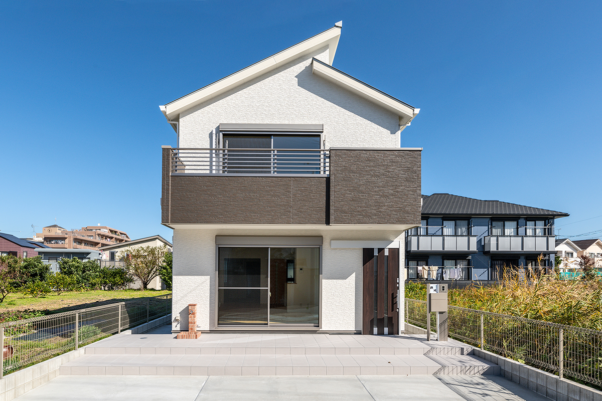 木造2階建て戸建賃貸の建築事例1