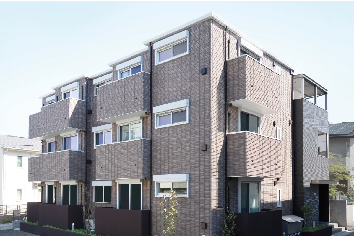 木造3階建てアパートの建築事例1