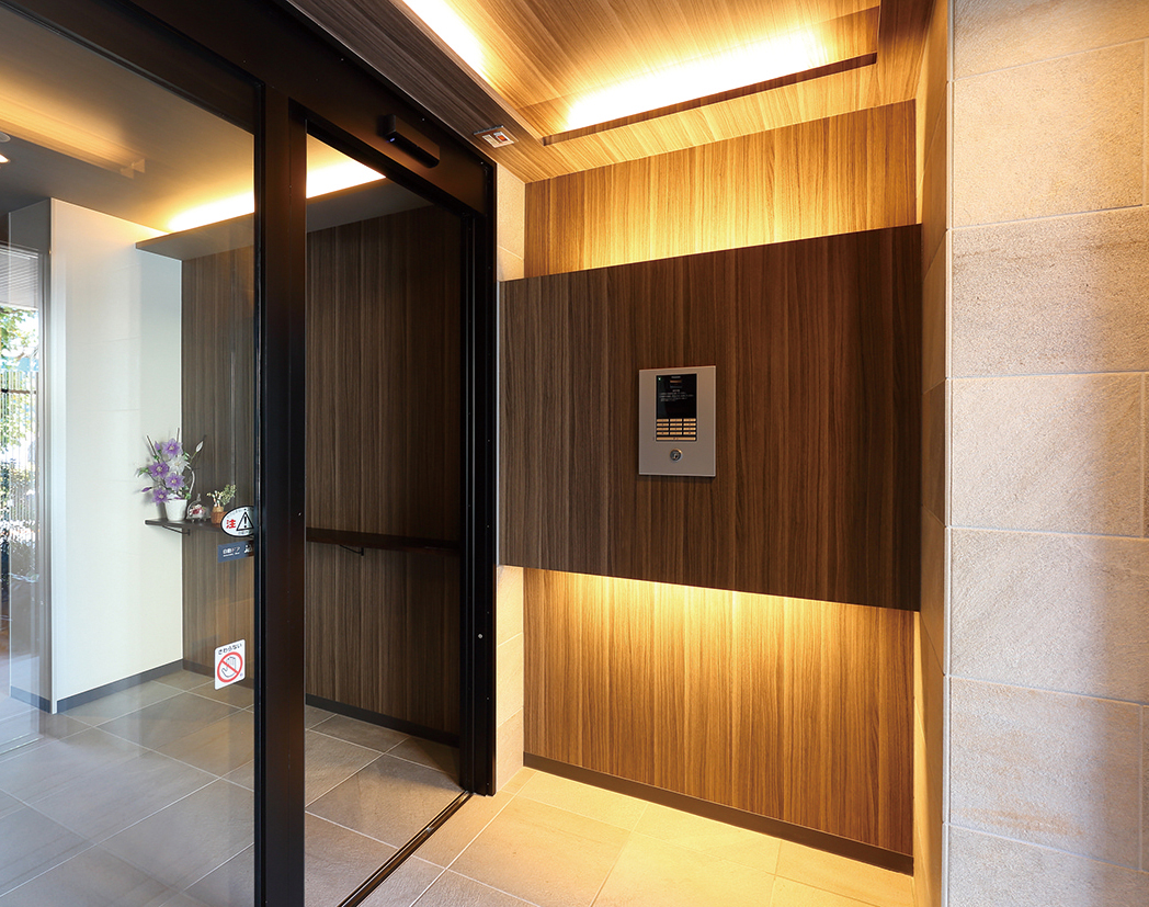 重量鉄骨造5階建てのマンションの建築事例4